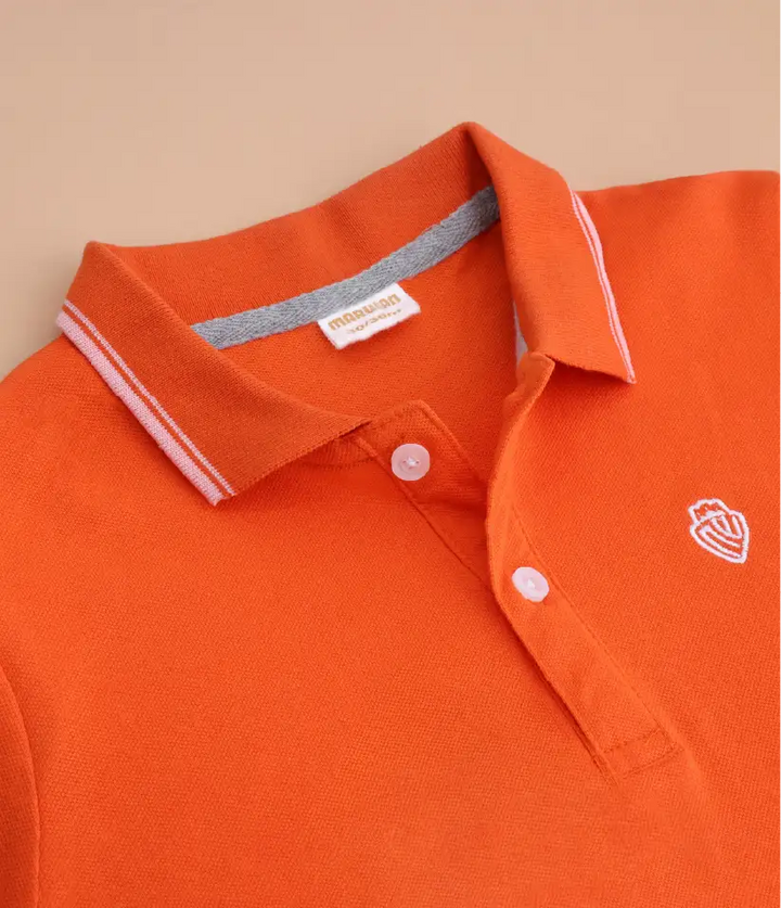 baby boys polo t-shirt collar