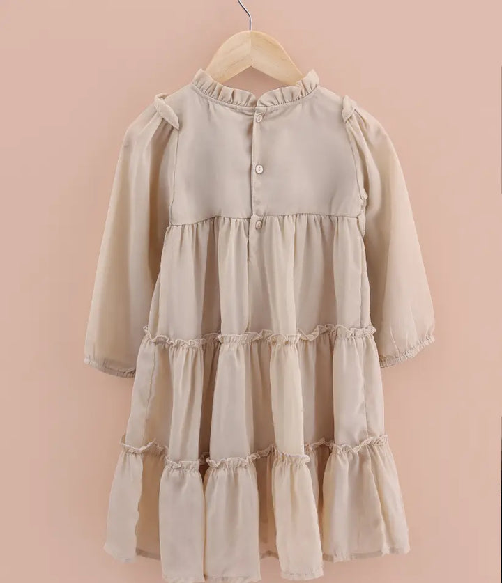 baby girls tiered chiffon dress