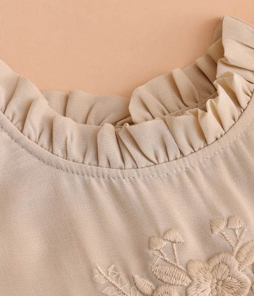 baby girls tiered chiffon dress