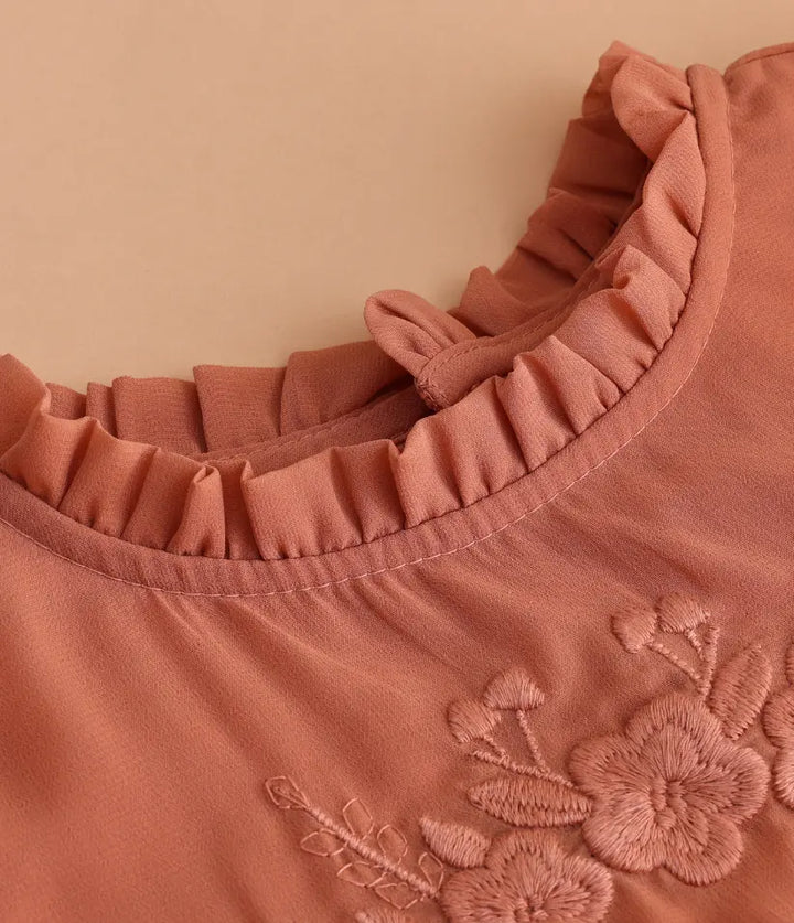 baby girls tiered chiffon dress