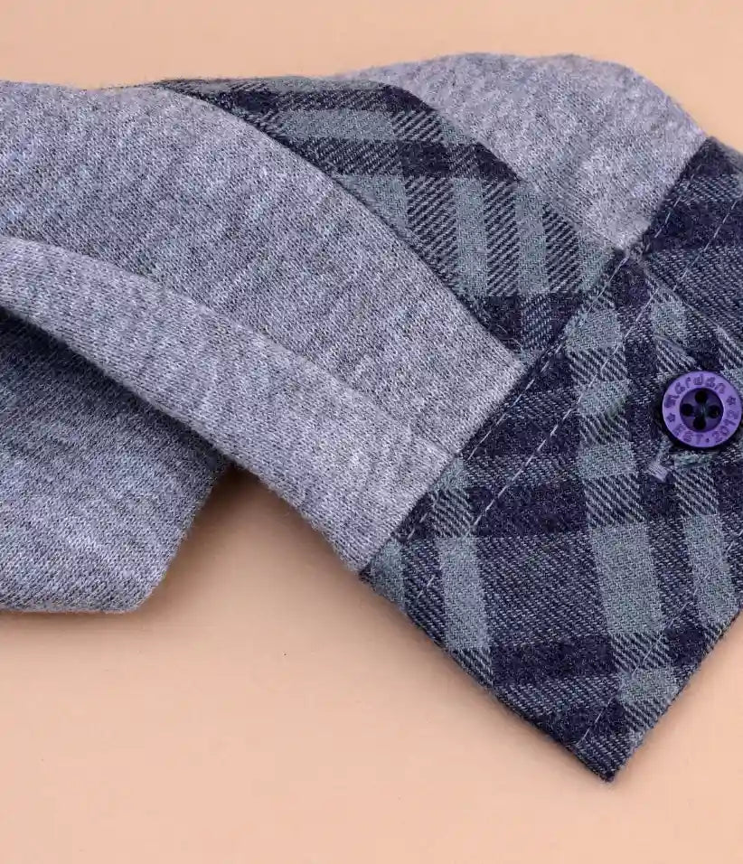 boys plaid flannel hooded shirt jacket 3-8 years details