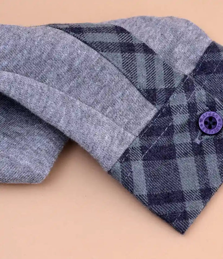 boys plaid flannel hooded shirt jacket 3-8 years details