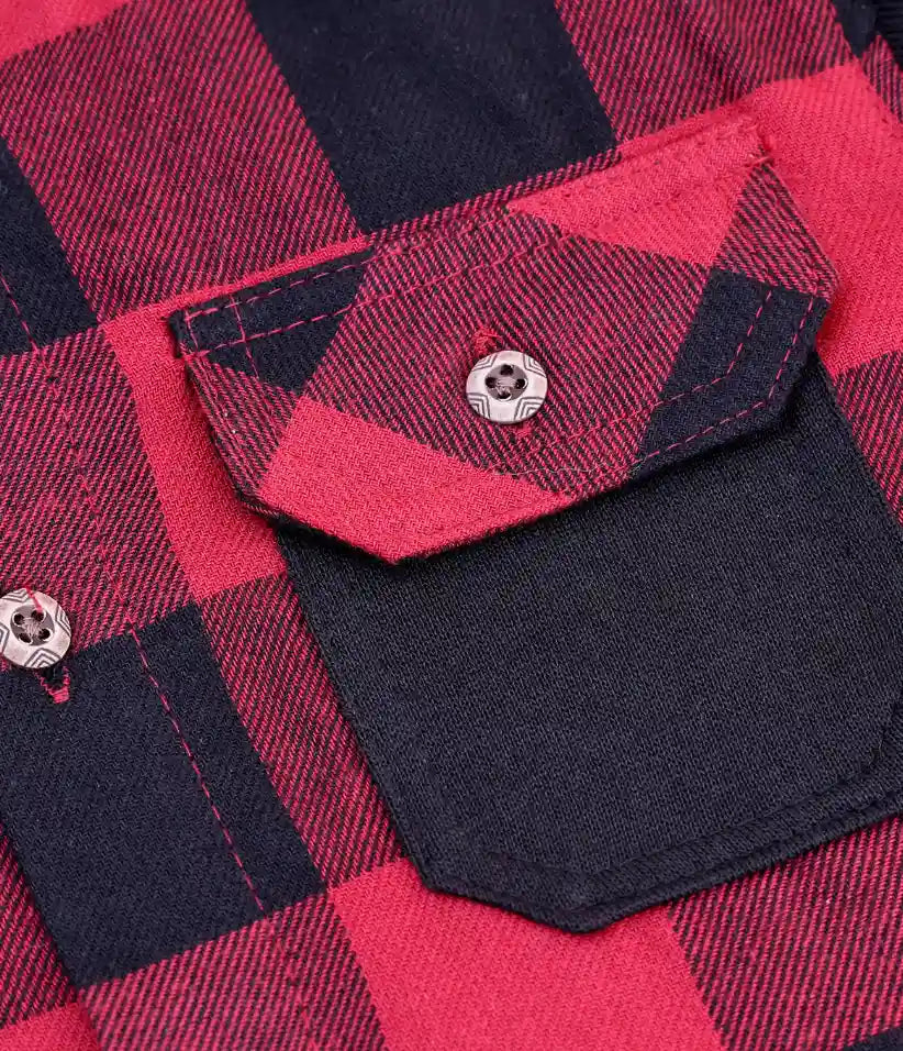 boys plaid flannel hooded shirt jacket 3-8 years details