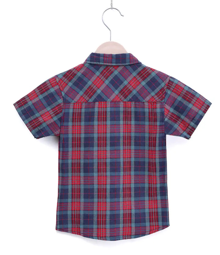 plaid cotton shirt