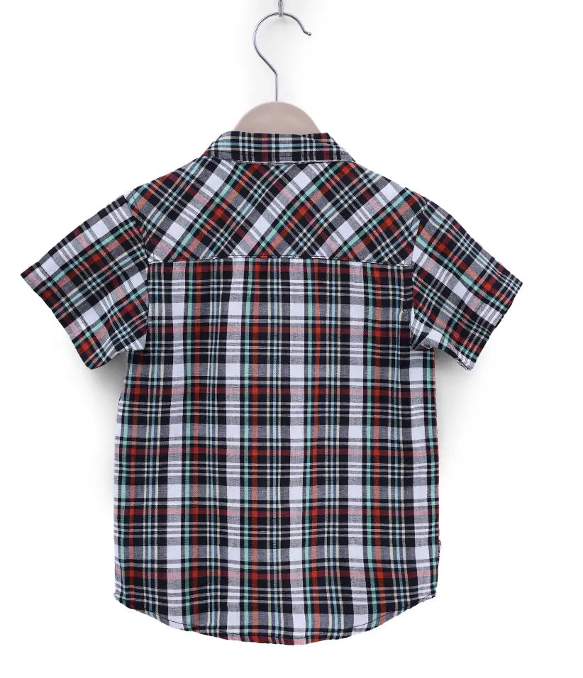 plaid cotton shirt