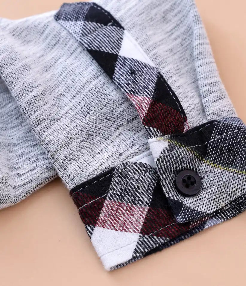 toddler baby boys plaid flannel hooded shirt jacket 6-36 months details