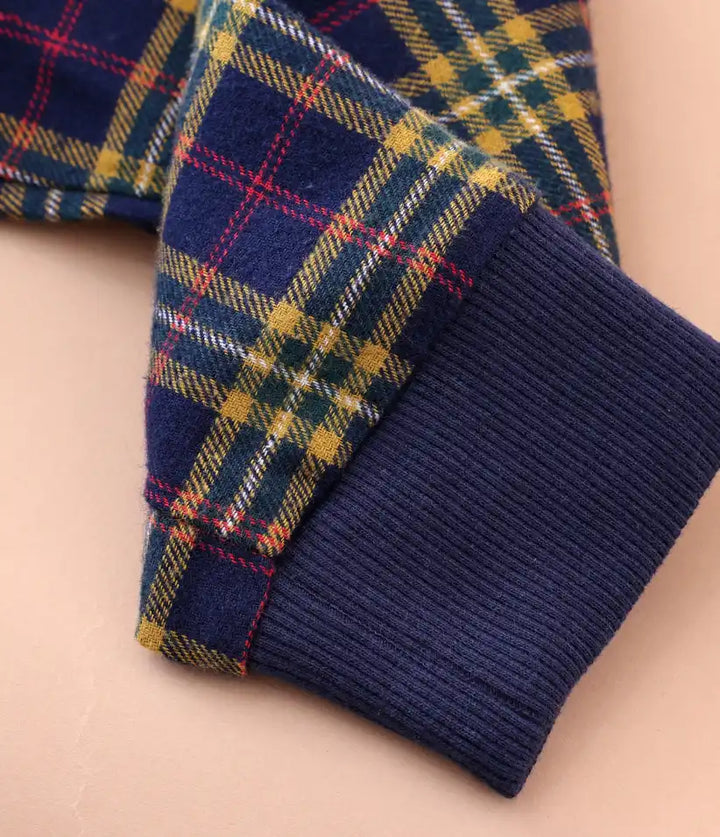toddler baby boys plaid flannel denim hooded shirt jacket 6-36 months details