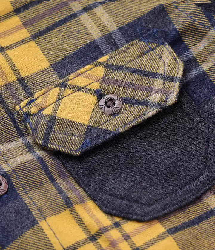 toddler baby boys plaid flannel hooded shirt jacket 6-36 months details