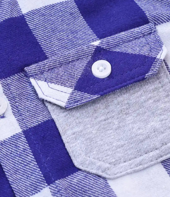 toddler baby boys plaid flannel hooded shirt jacket 6-36 months details