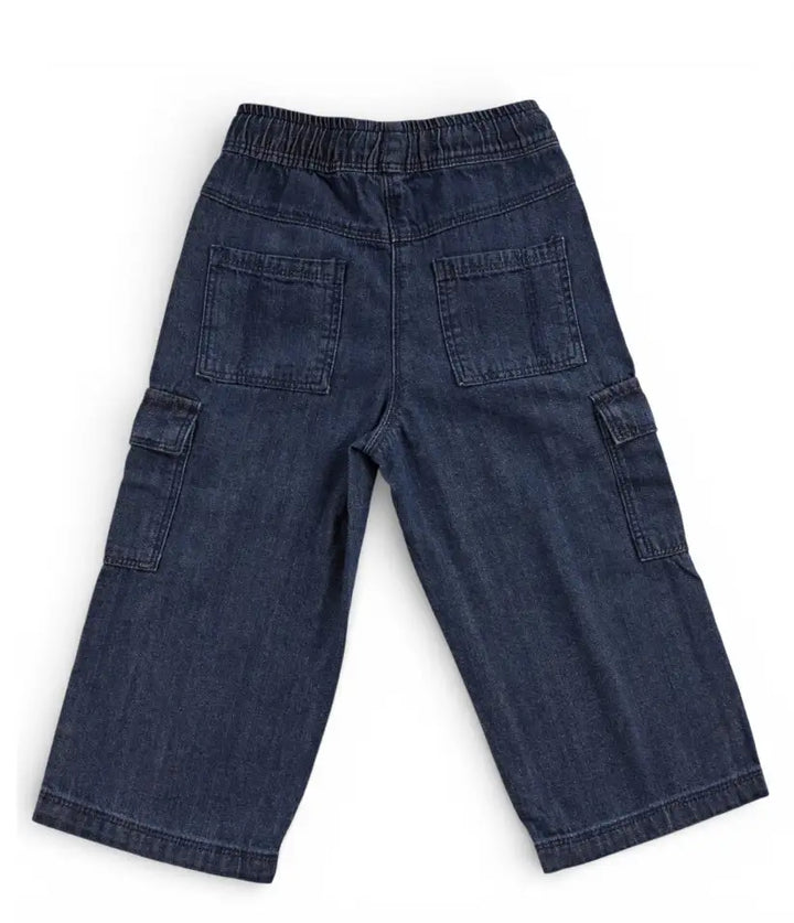 baby boys cargo jeans 6-36 months back view