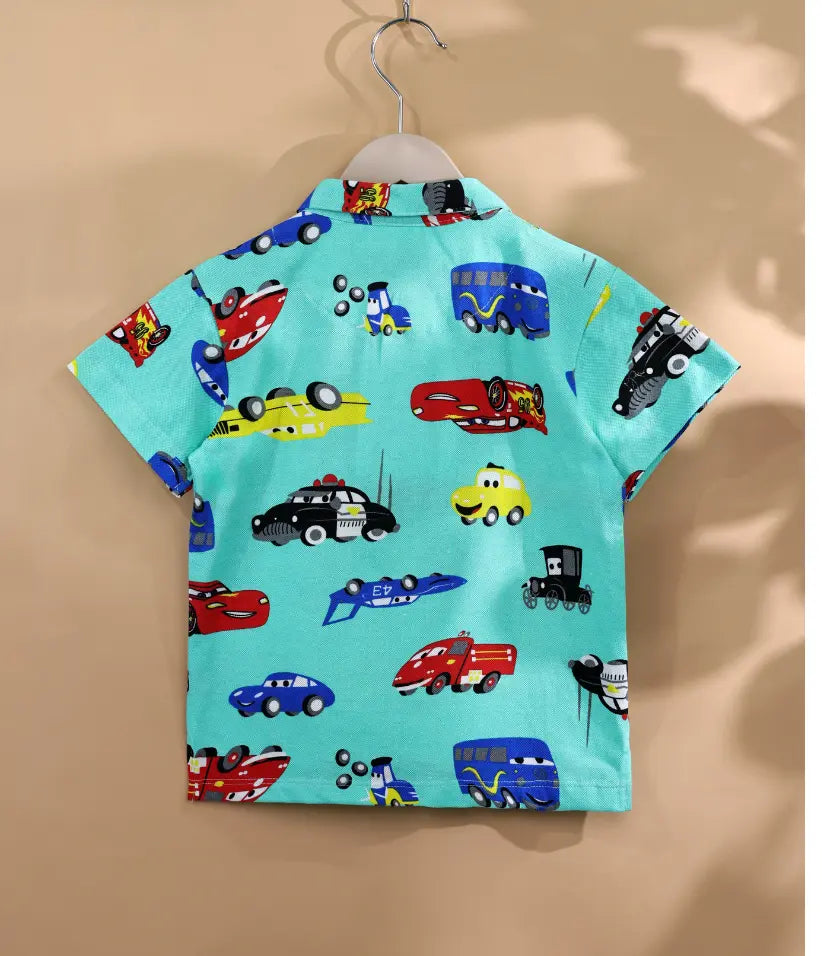 baby boys classic printed polo