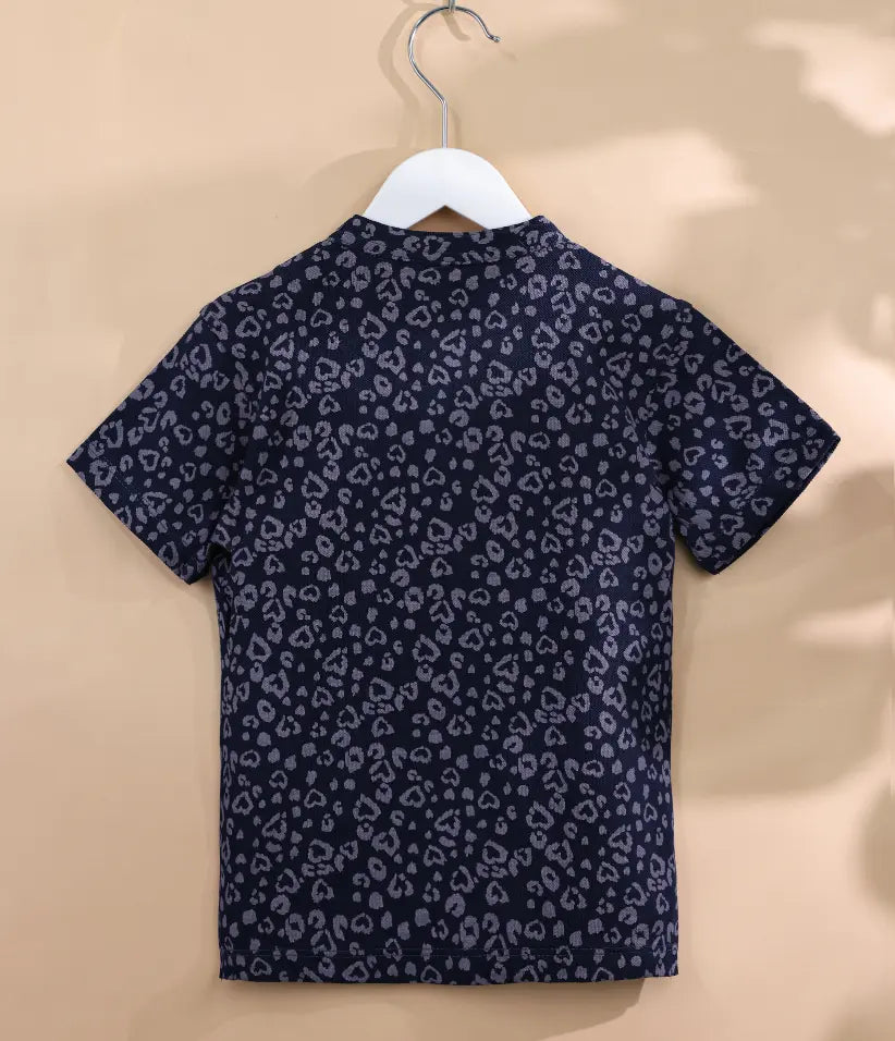 baby-boys-navy-blue-heart-printed-mandarin-collar-polo-6-36 months-back-view