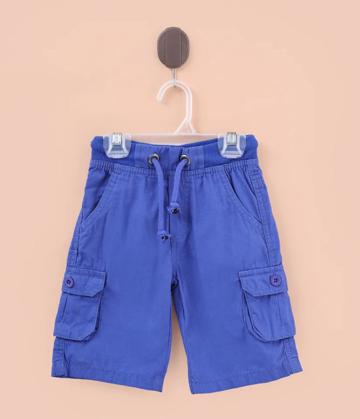baby boys cargo shorts front view