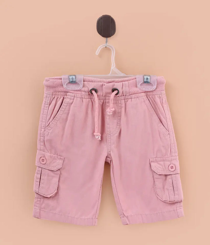 baby boys cargo shorts front view