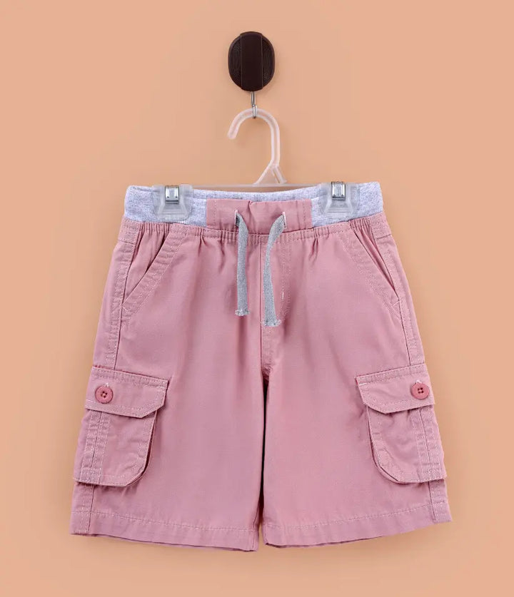 baby boys cargo shorts front view