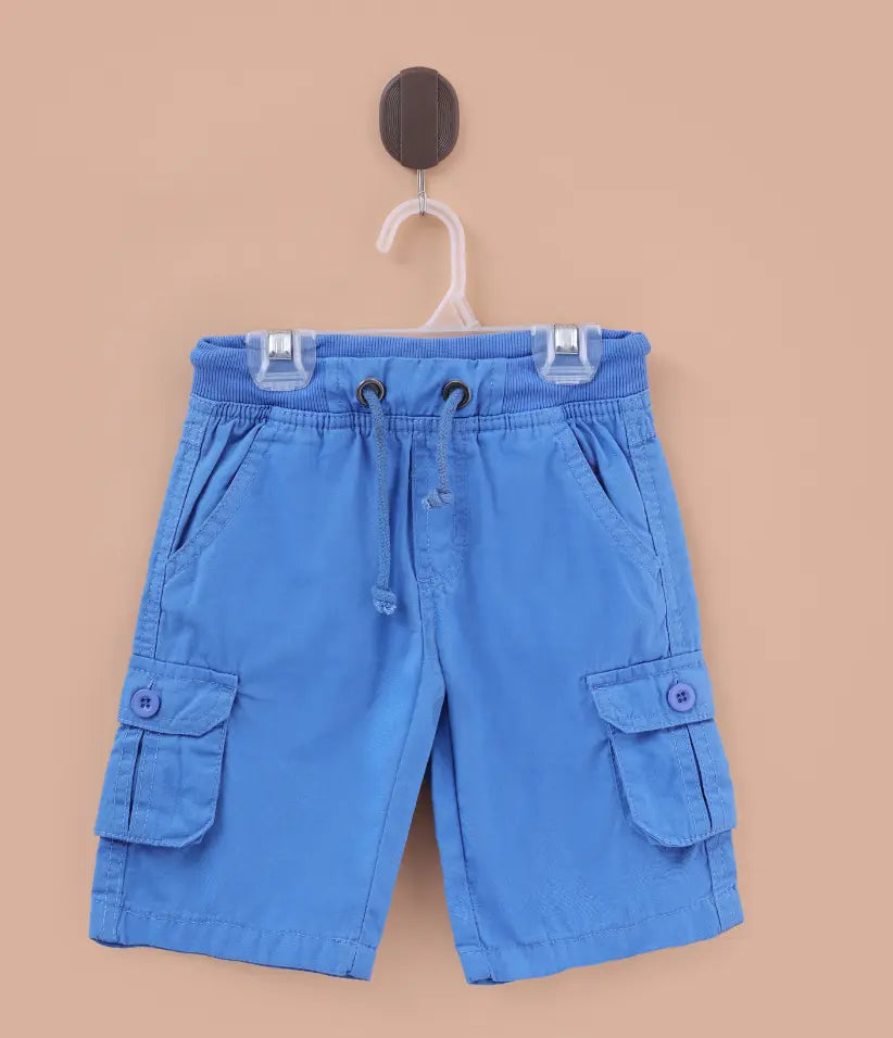baby boys cargo shorts front view