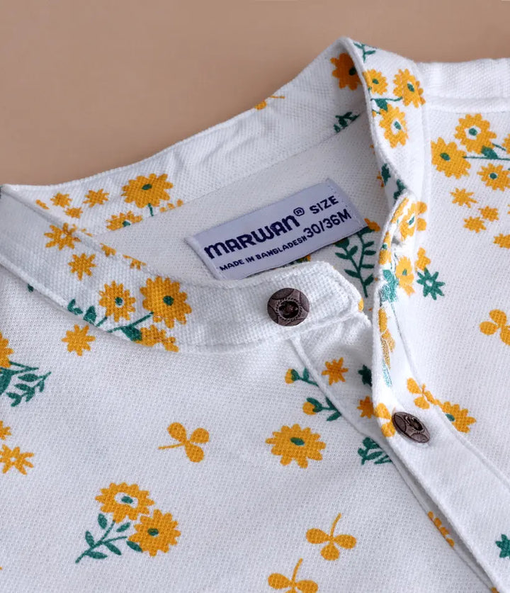 baby-boys-white-yellow-floral-mandarin-collar-polo-6-36 months-collar-view