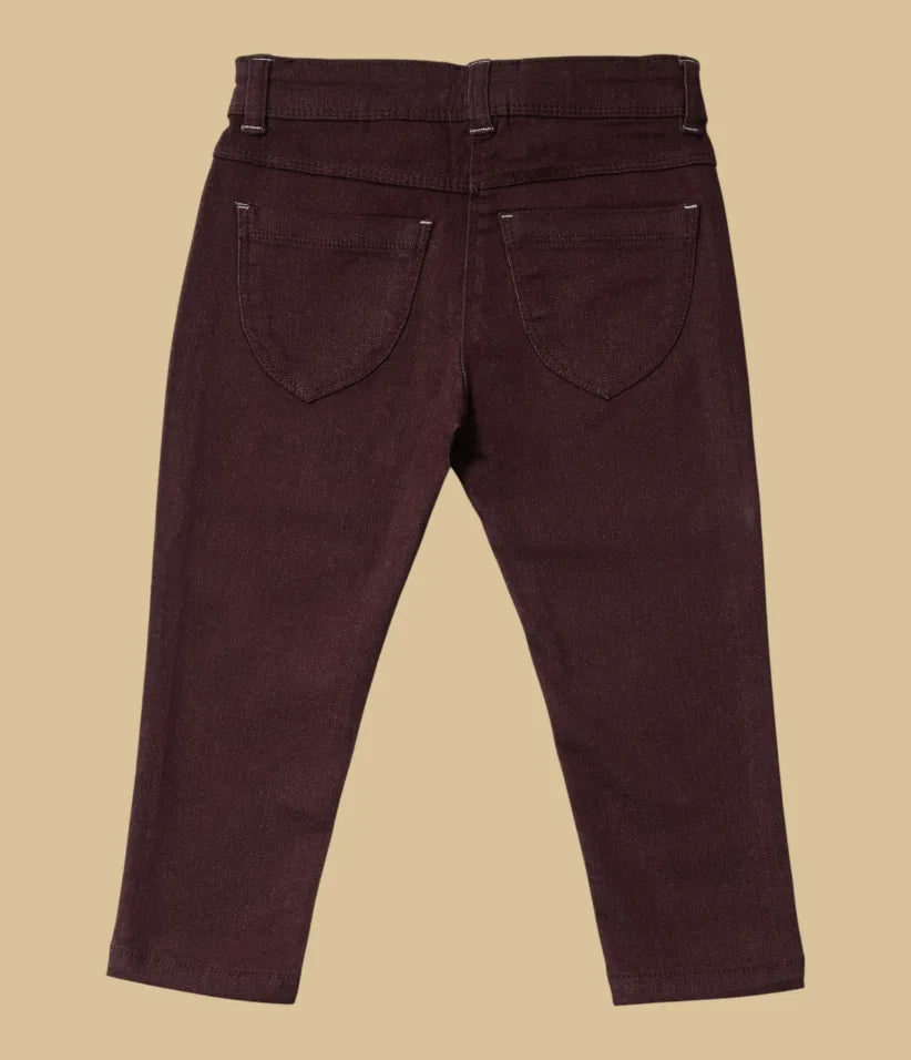 baby girls basic jeans 6-36 months back view