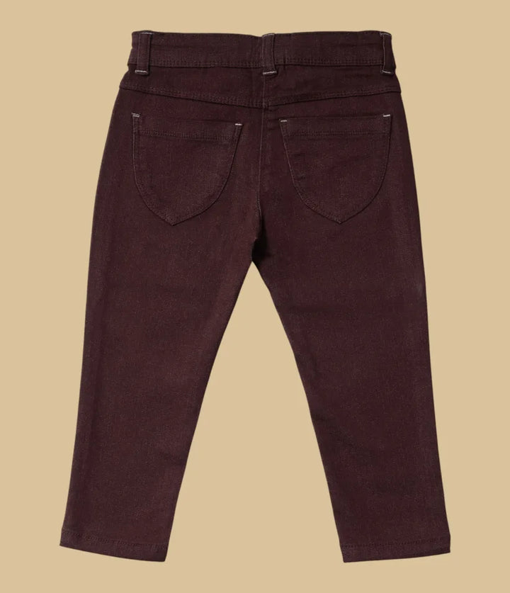 baby girls basic jeans 6-36 months back view
