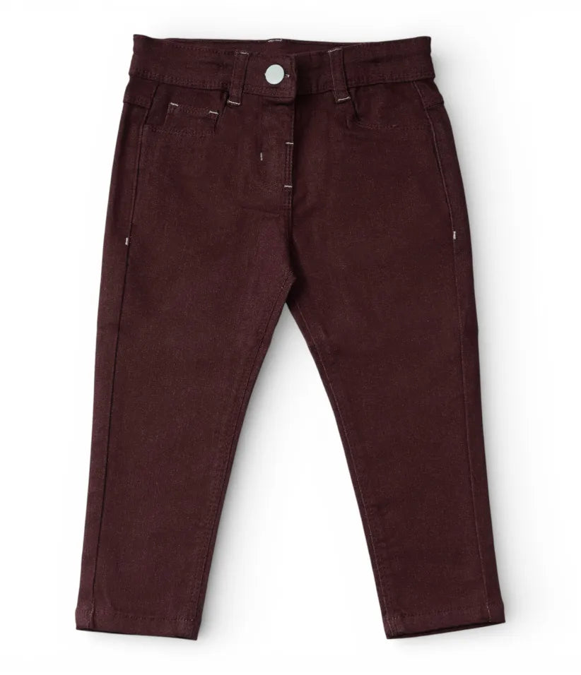 baby girls basic jeans 6-36 months front view