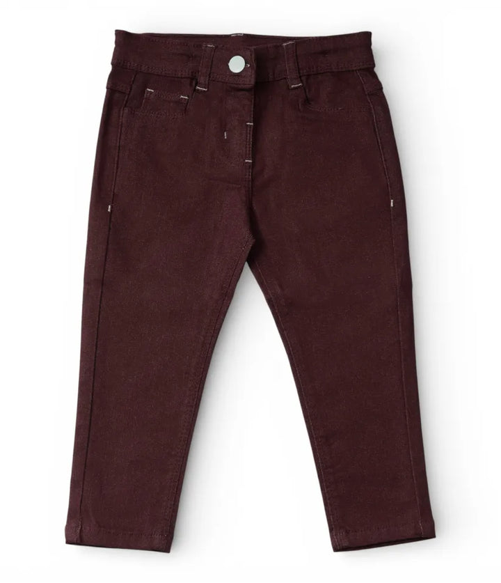 baby girls basic jeans 6-36 months front view
