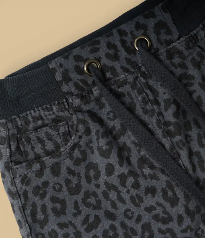 baby girls leopard pull-on pants 6-36 months
