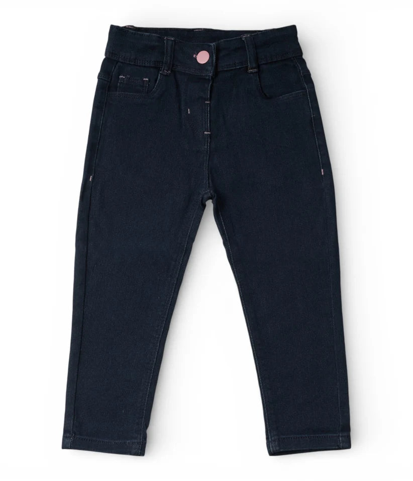 baby girls basic jeans 6-36 months front view