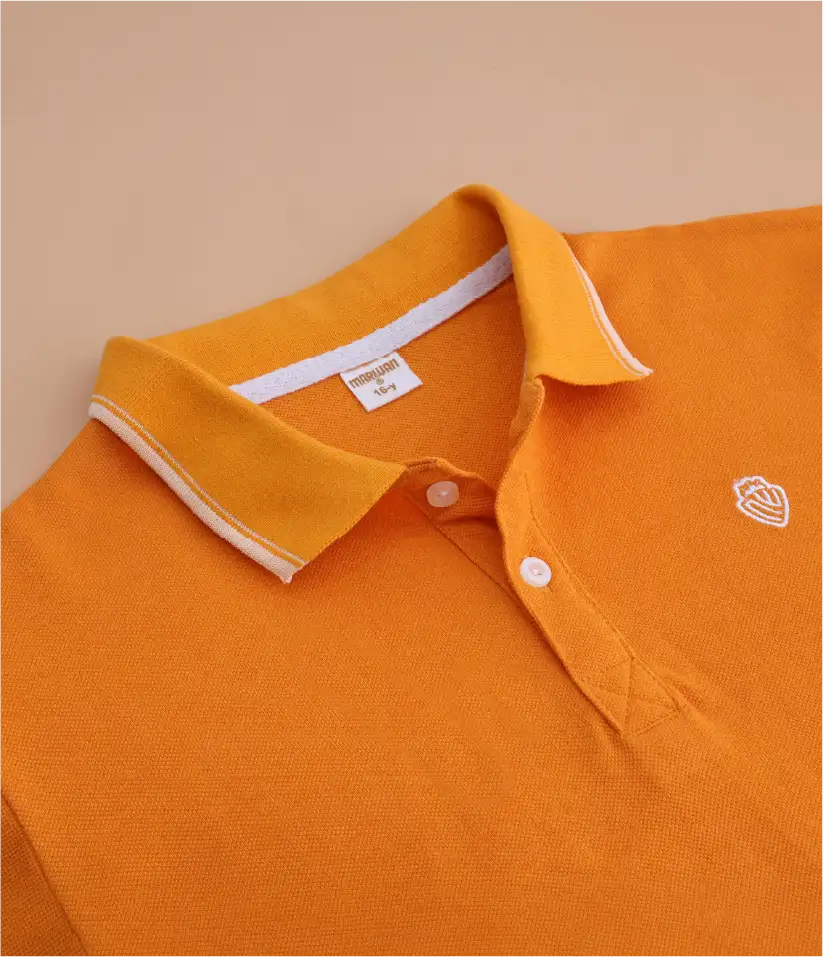 boys polo t-shirt collar