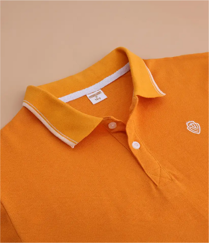 boys polo t-shirt collar