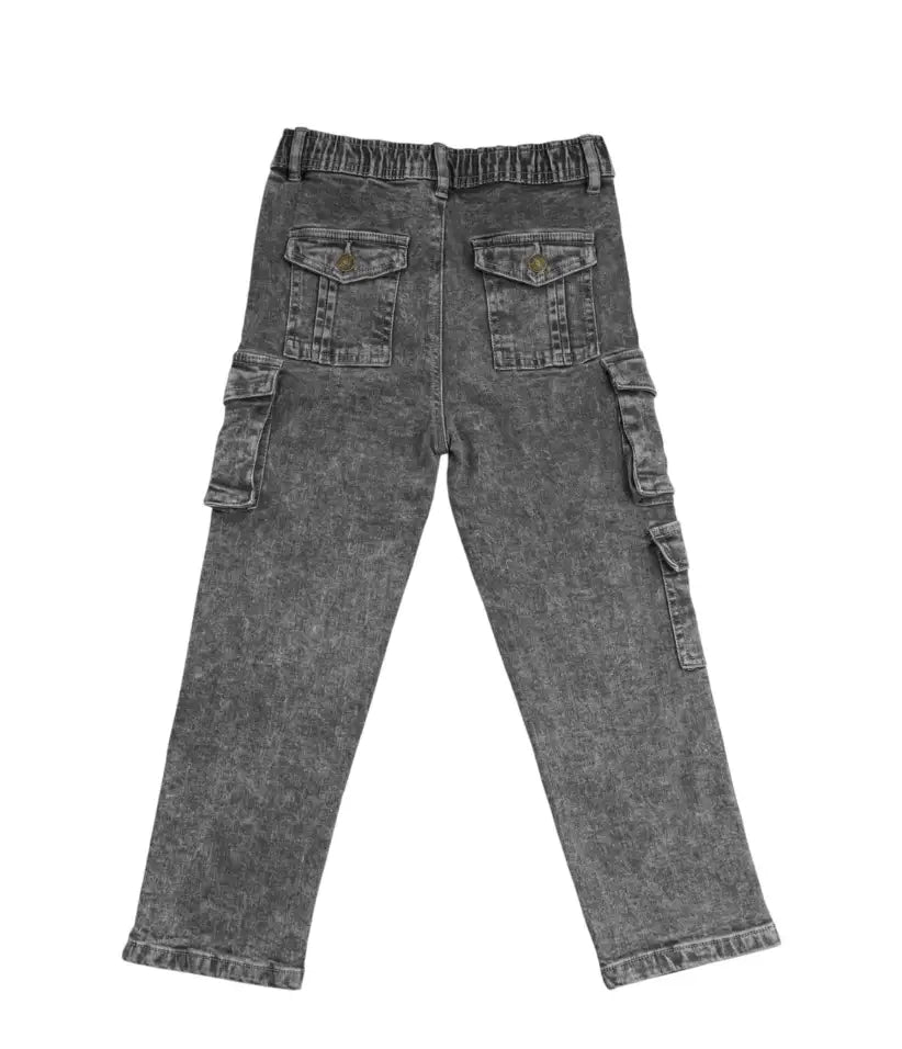 boys cargo jeans 3-8 years back view
