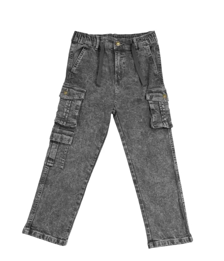 boys cargo jeans 3-8 years front view