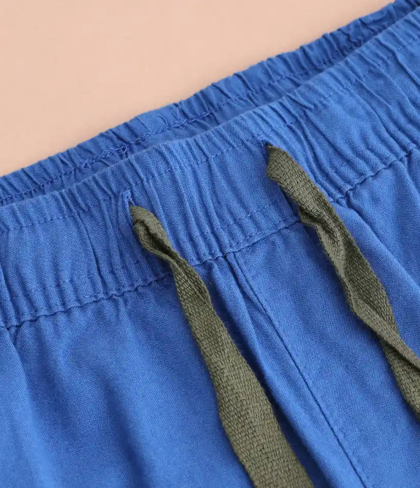 boys cotton co-ord set 3-8 years shorts view