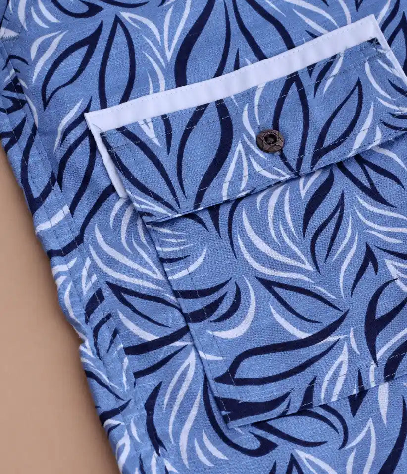 boys cotton hawaiian shirt and shorts set 3-8 years details