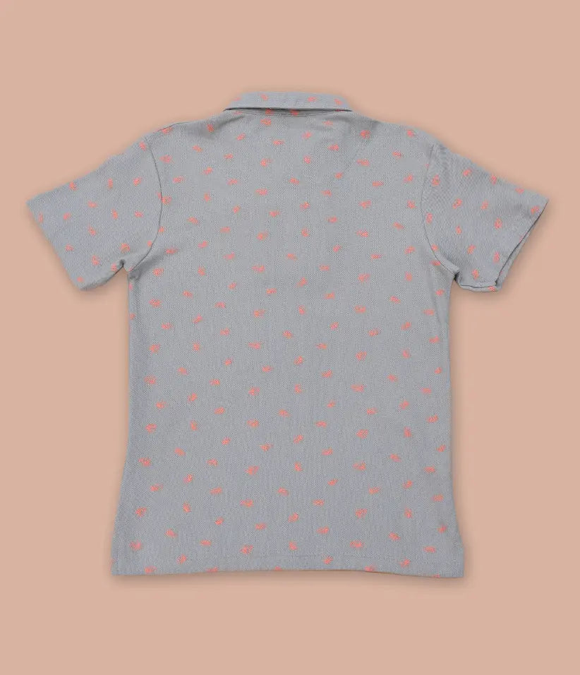 boys classic printed polo t-shirt