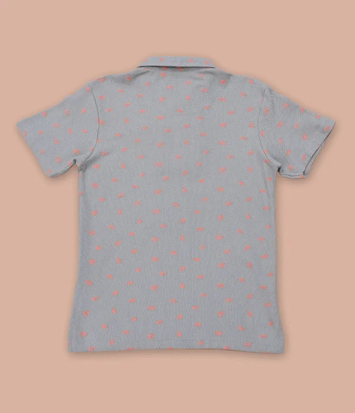 boys classic printed polo t-shirt