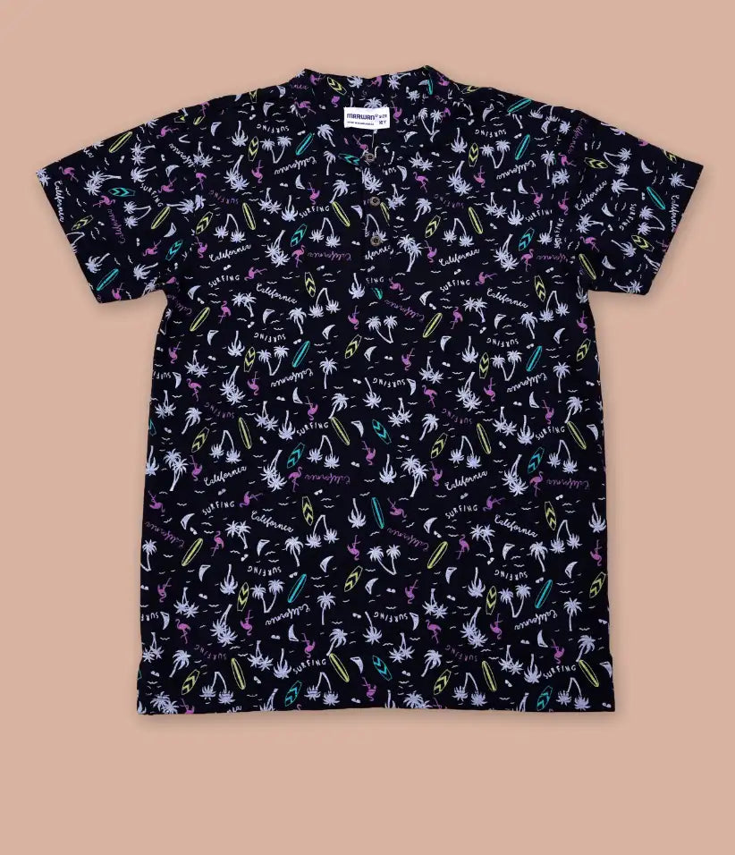 boys tropical polo t-shirt