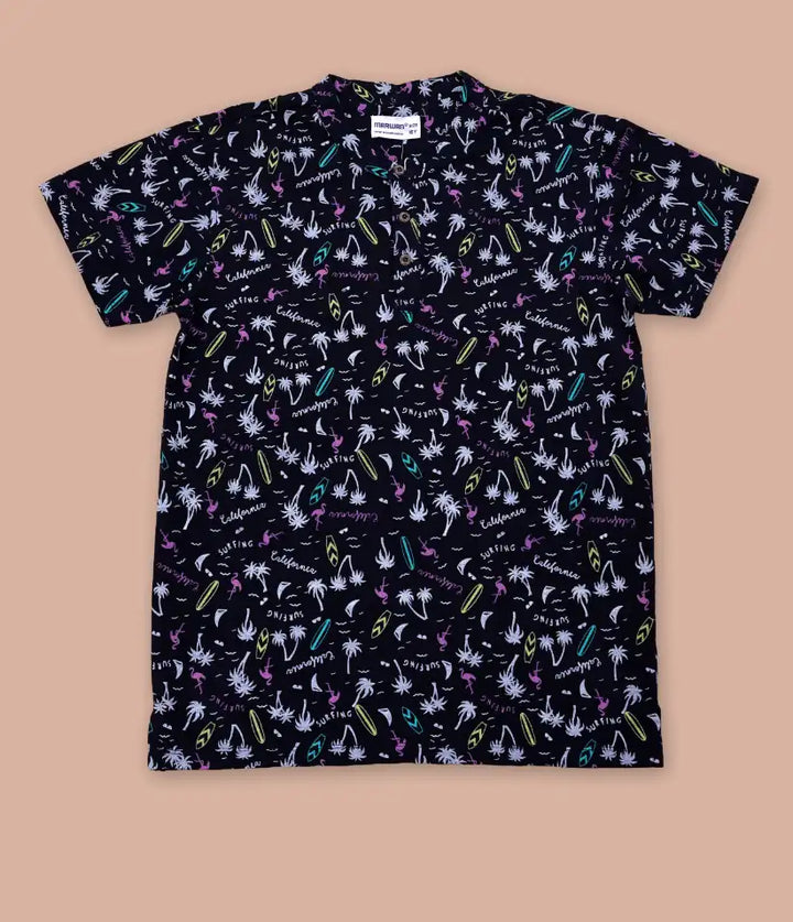 boys tropical polo t-shirt