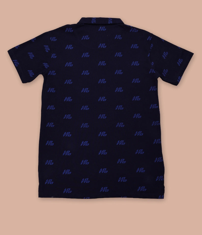 boys polo t-shirt back view