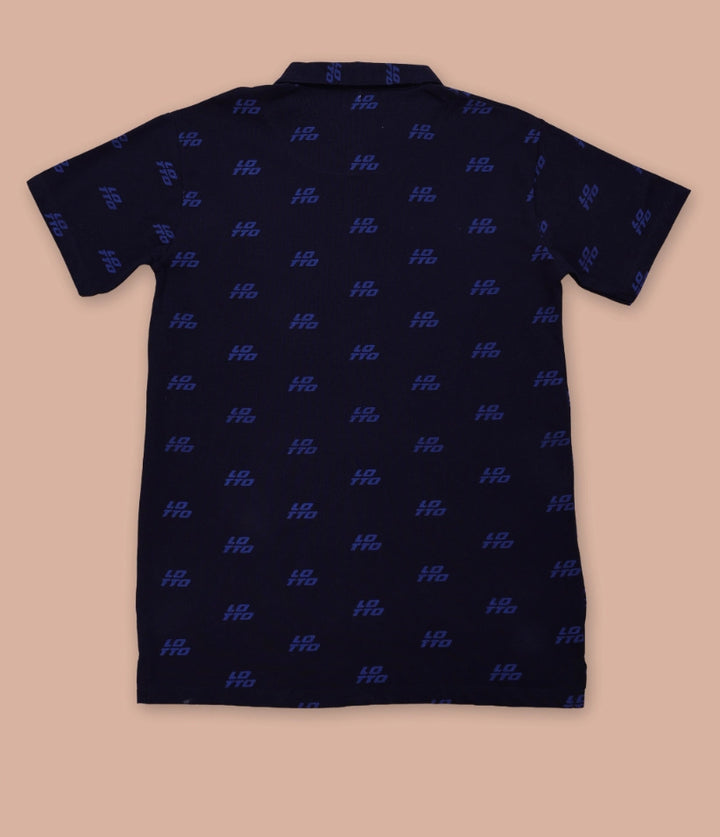 boys polo t-shirt back view