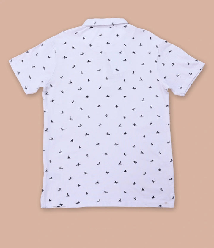 boys graphic polo t-shirt