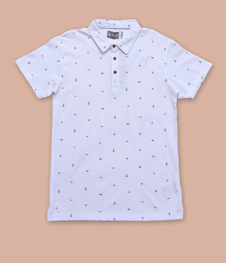 boys polo t-shirt front view