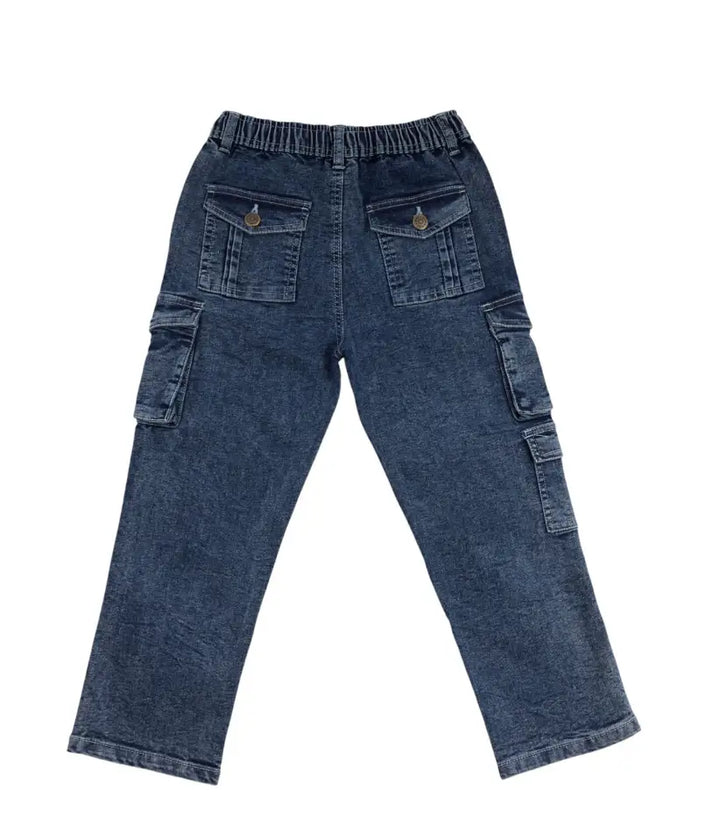 boys cargo jeans 3-8 years back view