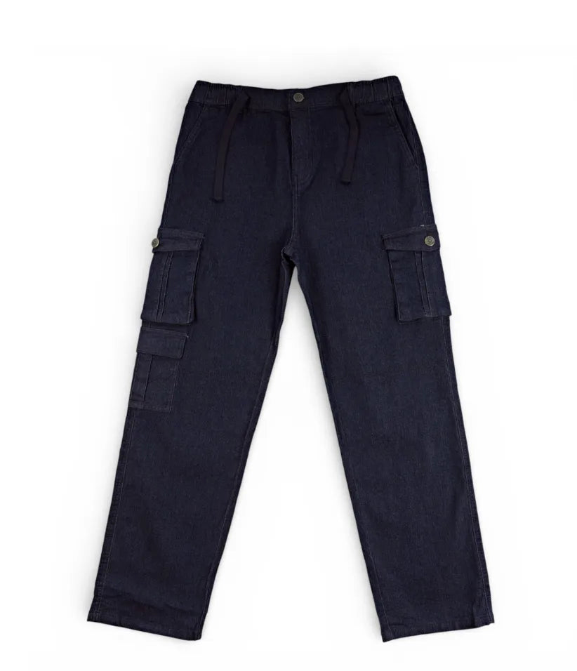 boys cargo jeans 3-8 years front view