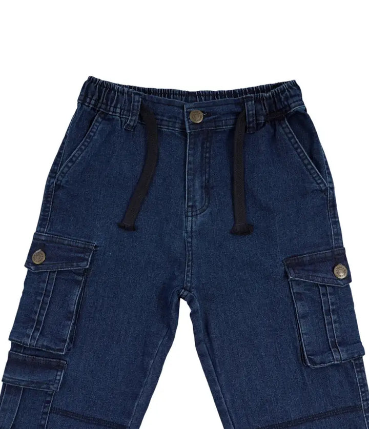 boys denim cargo jeans 3-8 years