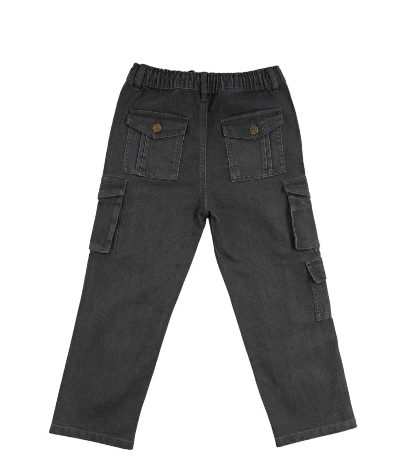 boys cargo jeans 3-8 years front view