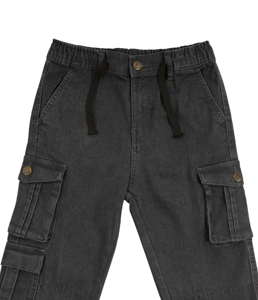 boys denim cargo jeans 3-8 years