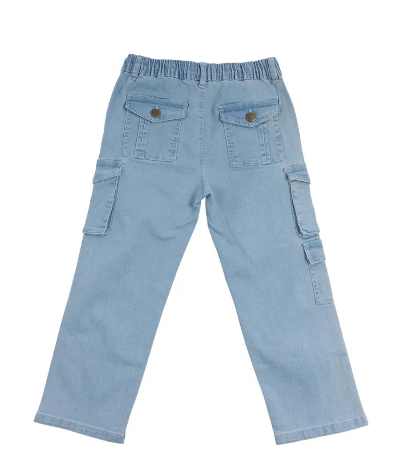 boys cargo jeans 3-8 years back view