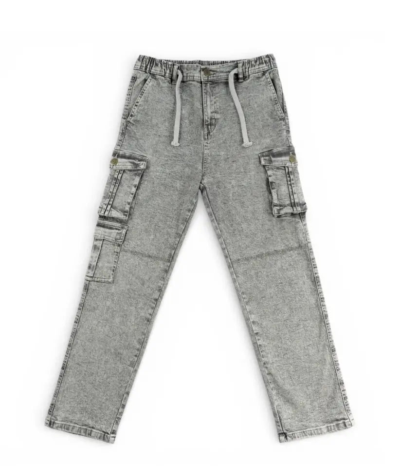 boys cargo jeans 9-16 years front view