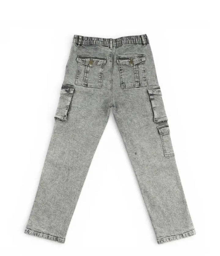 boys cargo jeans 9-16 years back view