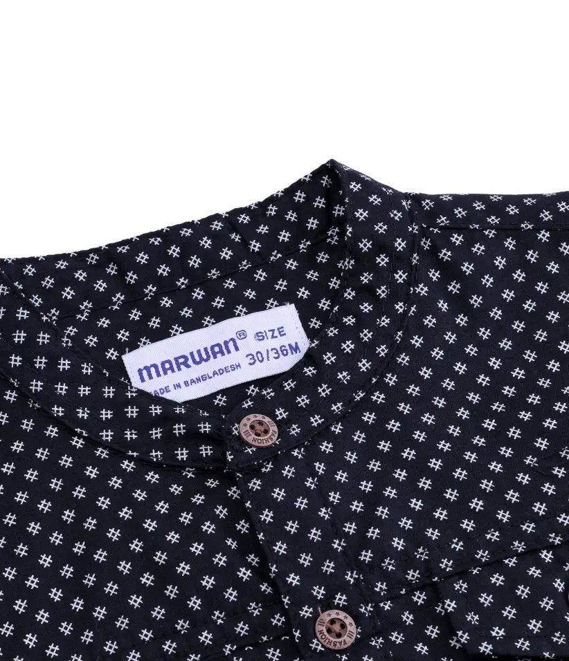boys mandarin collar shirt collar